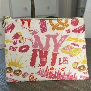 Colorful NY Themed Cosmetic Bag
